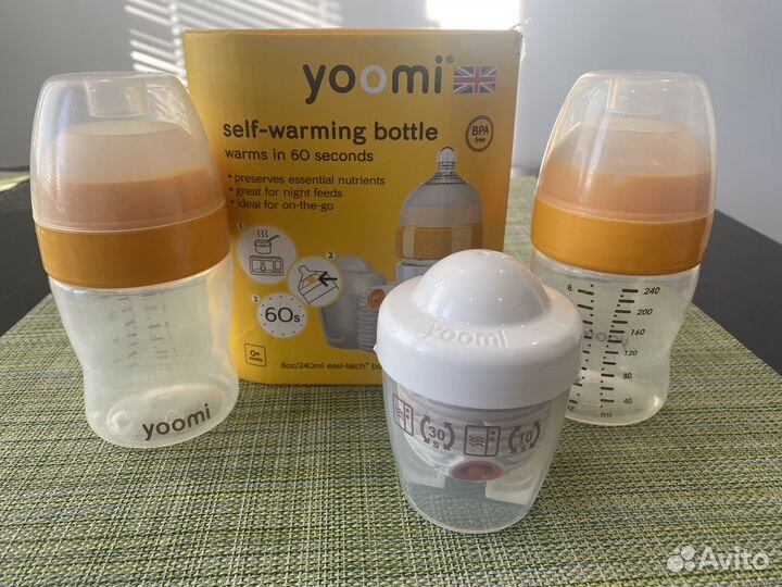 Yoomi бутылочка с подогревателем