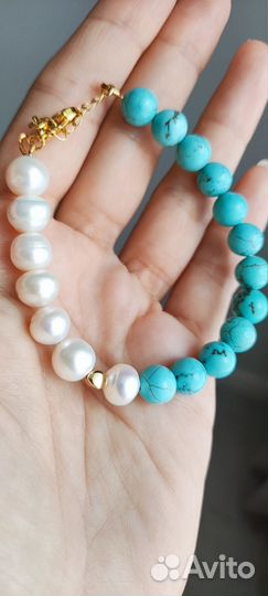 Чокер колье браслет из натуральных камней