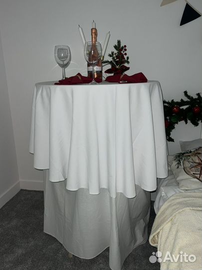 Барный стол круглый складной