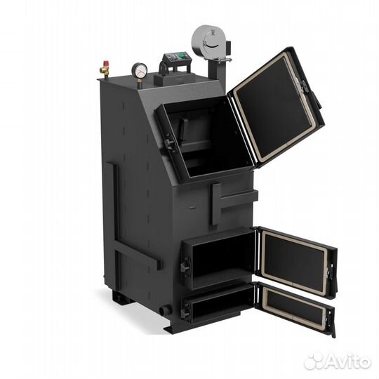 Твердотопливный котел длительного горения