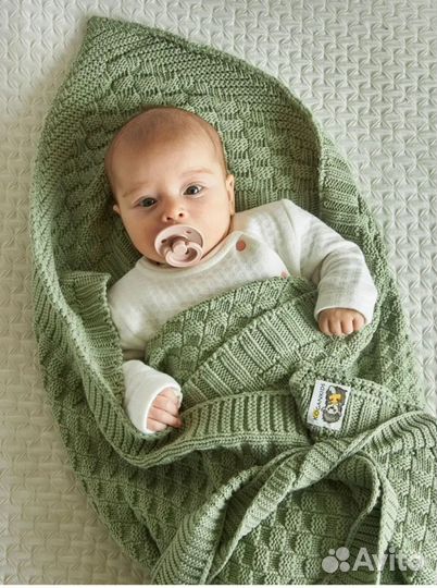 Конверт плед с уголком на выписку