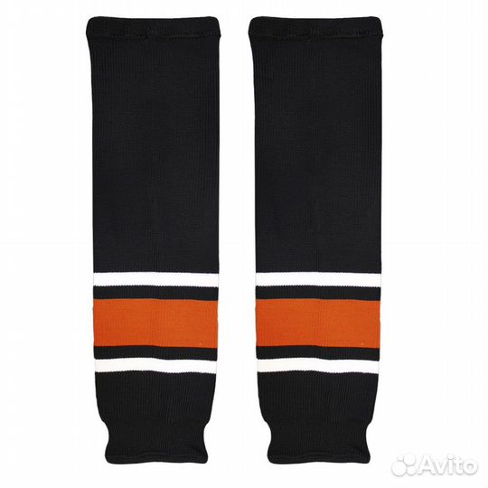 Гамаши хоккейные вязаные черные (белые, оранжевые