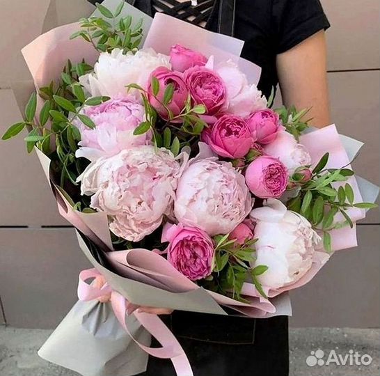 Пионы Букет пионов Доставка цветов