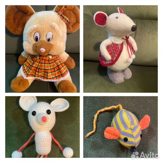 Мягкие игрушки Мышки
