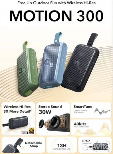 Портативная колонка Anker Soundcore Motion 300