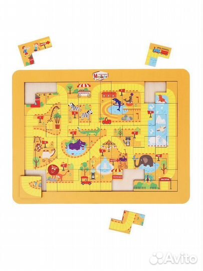 Пазл деревянный 