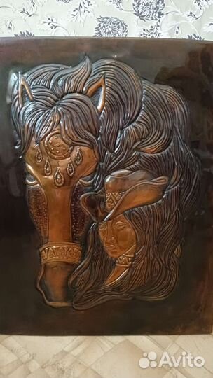 Чеканка СССР ручной работы