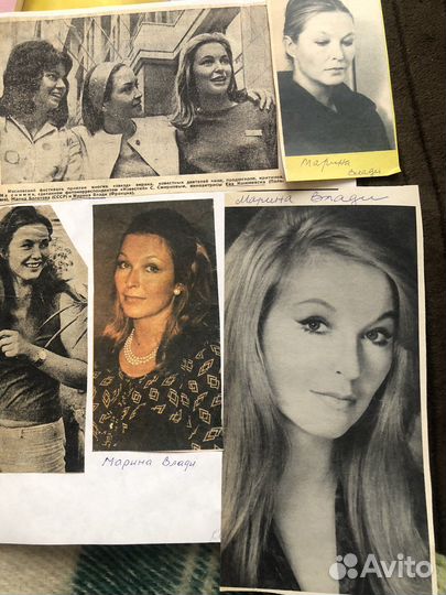 Винтажные фото из журналов Марины Влади