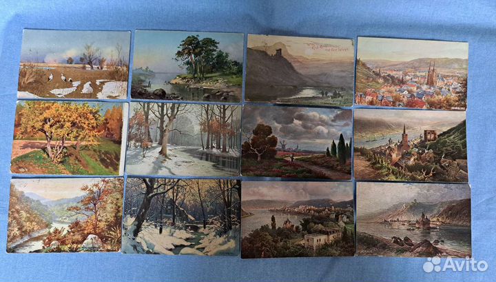 Антикварные открытки