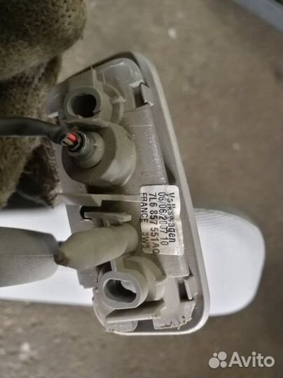 Козырек солнцезащитный левый Volkswagen Touareg