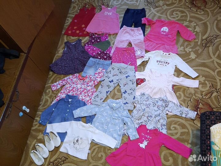 Пакет одежды для девочки 1-2 года