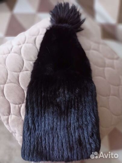 Шапка норковая женская