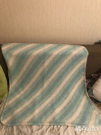 Подушка и плед в коляску
