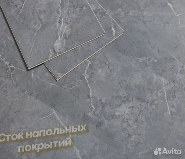 Кварцвиниловая плитка мрамор, бетон, камень
