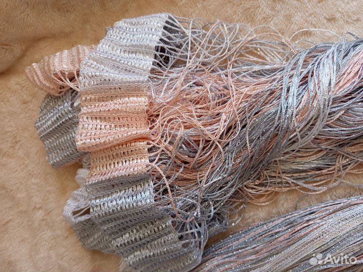 Шторы нитяные кисея, 6 метров