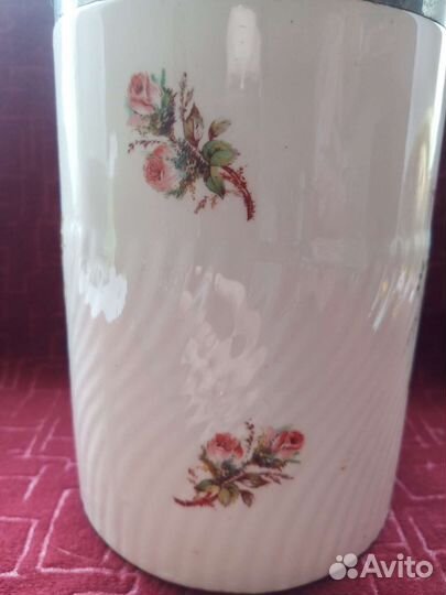 Старинная банка для кофе XIX век