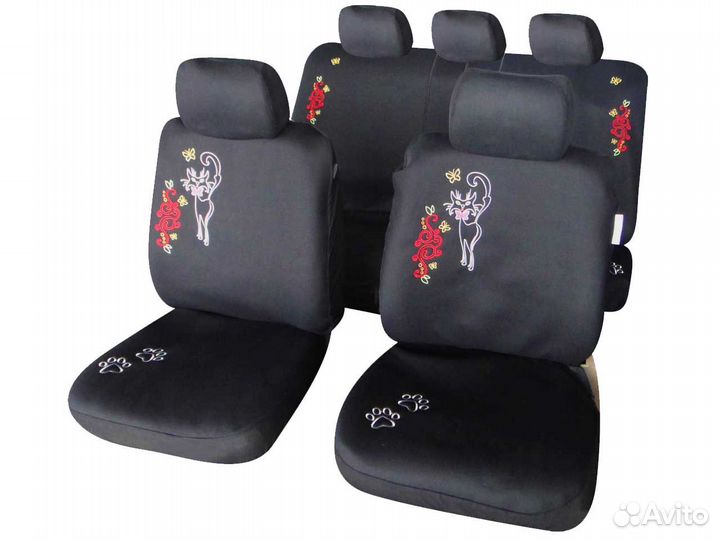 Чехлы на сиденья авто универсальные на весь салон