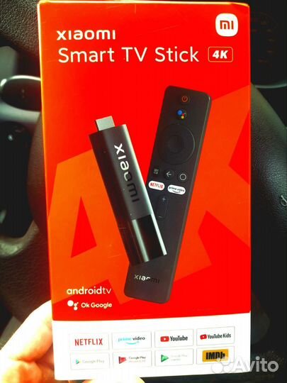 Медиаплеер оригинал Xiaomi Mi TV Stick 4K смарт тв