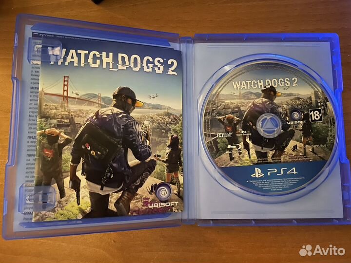 Watch dogs 2 ps4 диск