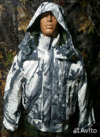 Куртка утепленная (зимняя) на резинке кмф (клён)