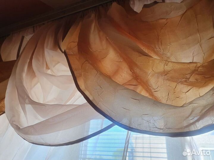 Шторы Ламбрекен + органза