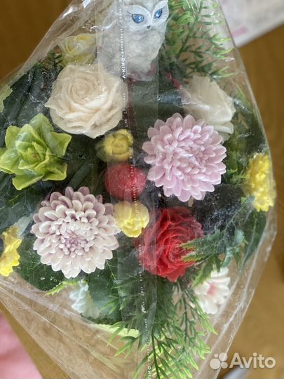 Букет цветов из мыла