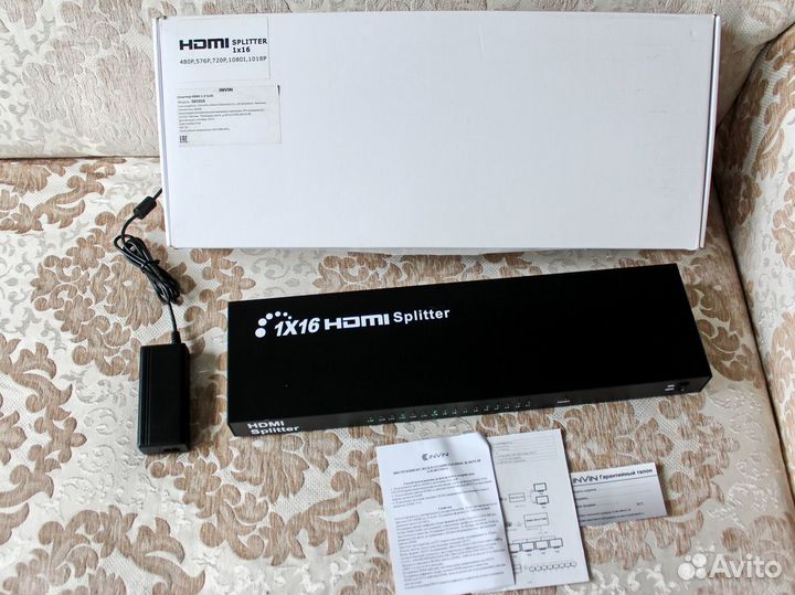 Hdmi сплиттер Invin DK1016 1x16 (Новый)