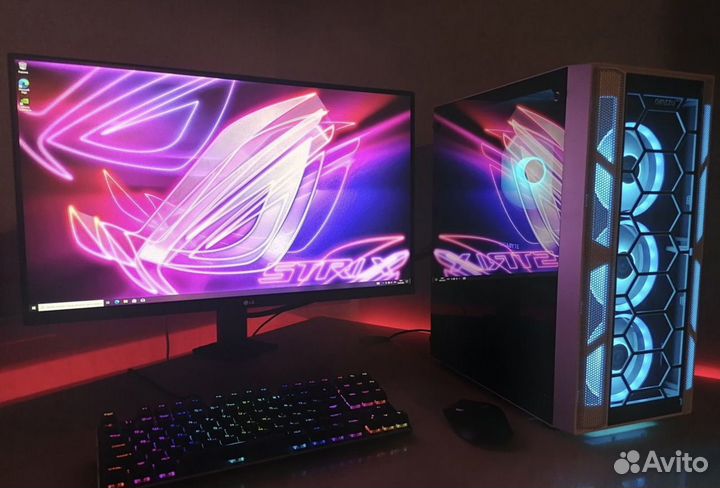 Игровой пк с монитором