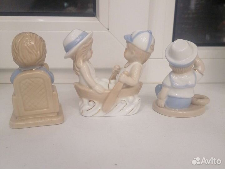 Фарфоровые статуэтки дети