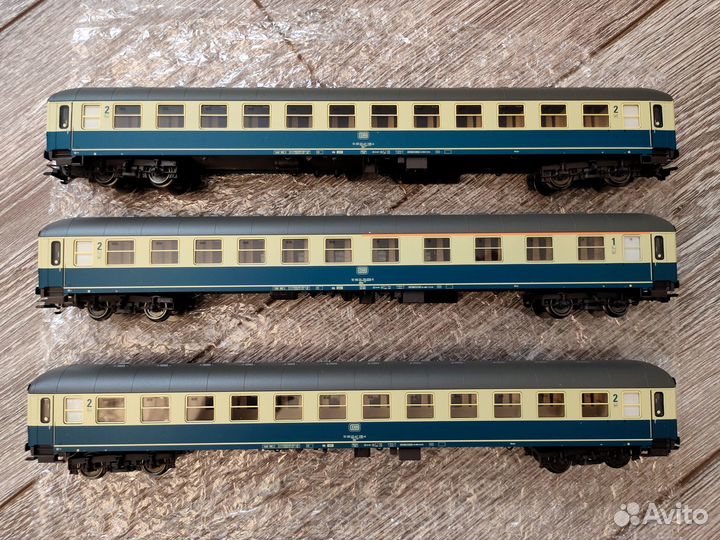 Вагоны пассажирские набор 1/87 H0