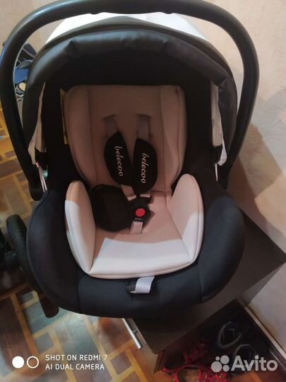 Коляска 2 в 1 эко кожа