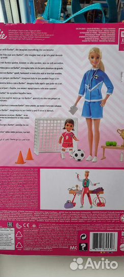 Барби футбольный тренер