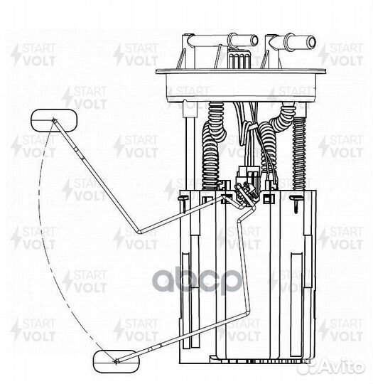 Модуль топливного насоса для а/м Chery Kimo (07