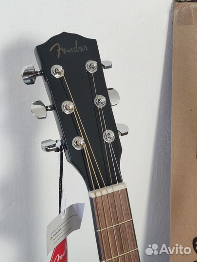 Акустическая гитара Fender CD60 черный + подставка