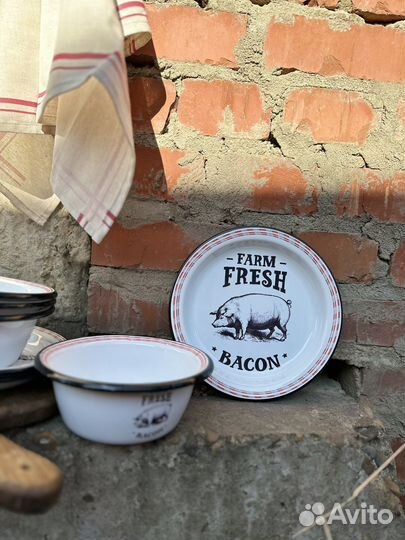 Эмалированная посуда в стиле Farmhouse