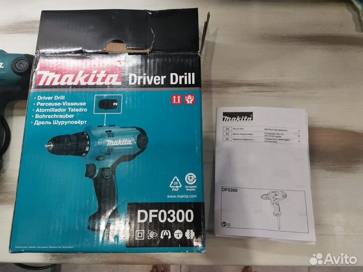 Дрель шуруповерт makita df0300