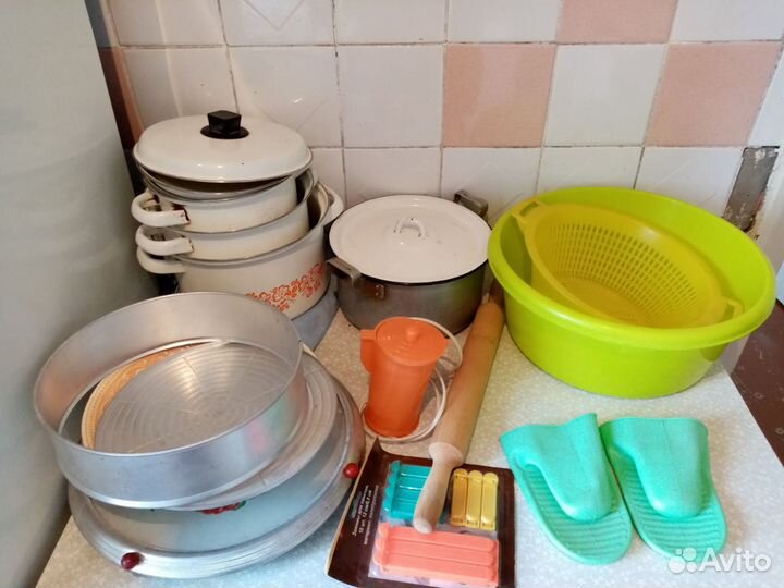 Кухонная утварьПосуда Кастрюли Сковародки Хрусталь