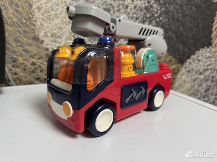 Игрушка Happy baby пожарная машина fire truck red