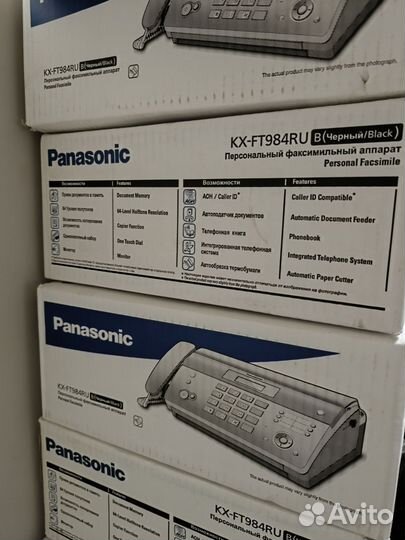 Факс Panasonic KX-FT984RU-B Черный