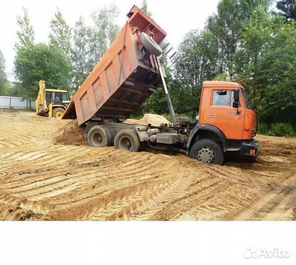 Песок карьерный