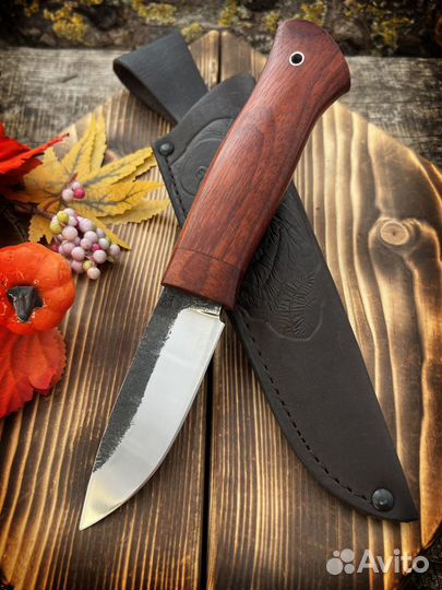 Охотничий нож Викинг из кованой стали х12мф