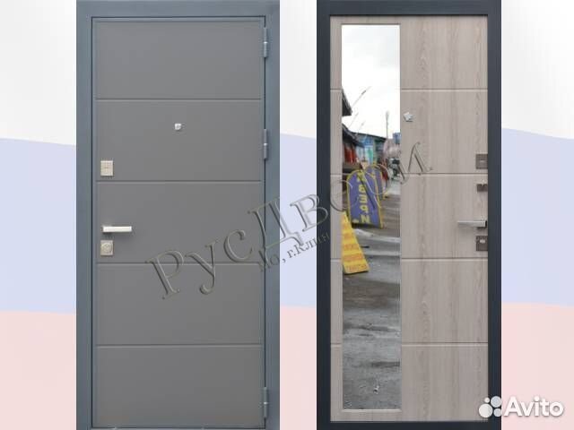 Парадная металлическая входная дверь для улицы