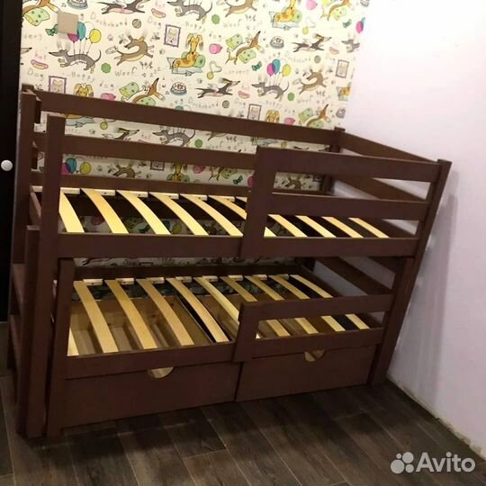 Двухъярусная кровать выдвижная