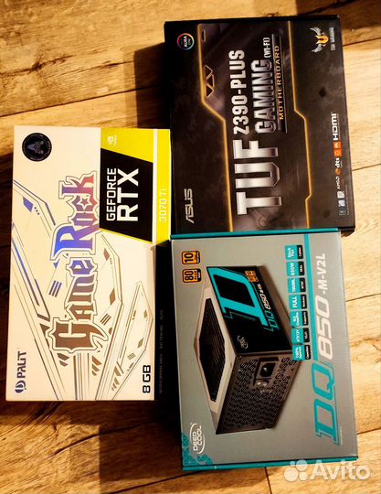 Игровой пк, intel i5-9400f, rtx 3070ti