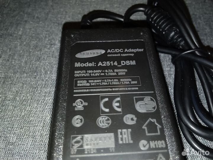 Блок питания для монитора Samsung 14V 1.79A 25W