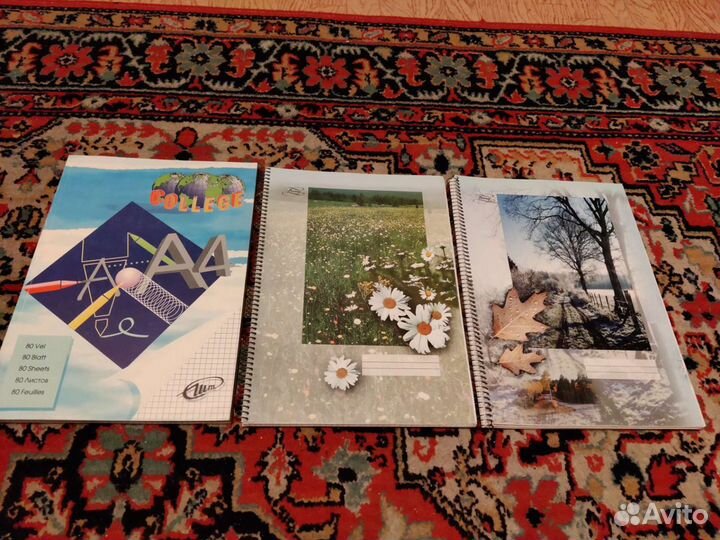 Тетради и папки для конспектов А4