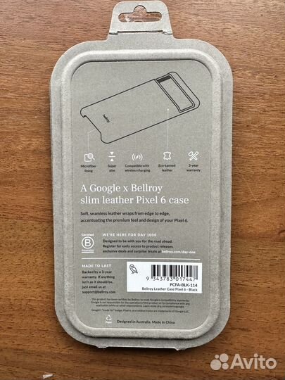 Google pixel 6 чехол bellroy