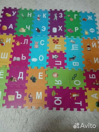 Детский коврик пазл