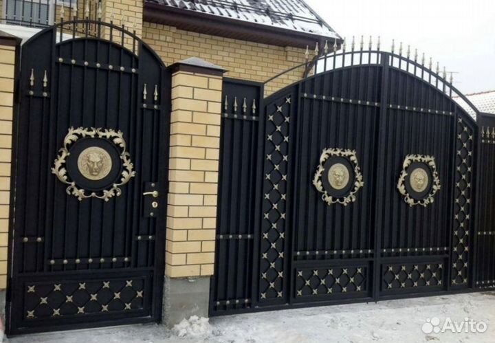 Кованные ворота от изготовителя