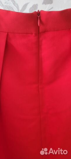 Юбка колокольчик, красная,новая